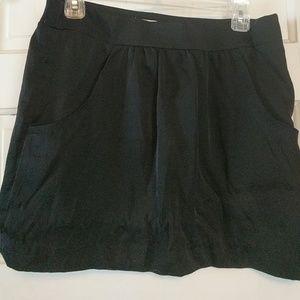 Ann Taylor Loft black mini skirt